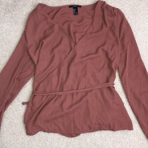 Forever 21 Wrap Top Blouse